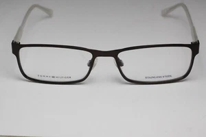 Tommy Hilfiger TH1442-OERP Matte Brown Crystal Gold  55-17-145  W/CASE 10216 - Picture 1 of 8