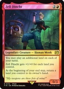 Zell Dincht Foil Final Fantasy MTG NM - Picture 1 of 1