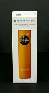 Linterna Olight Arkfeld UV Doble Fuente de Luz Naranja Nueva Sellada Blanco Frío -11 - Imagen 1 de 4