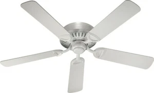 Quorum 51525-8 Medallion Ceiling Fan Studio White Flush Mount 52" - Picture 1 of 1