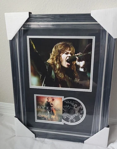 Mark Wahlberg Signed Autographed ROCKSTAR Movie soundtrack CD  Framed COA Cover