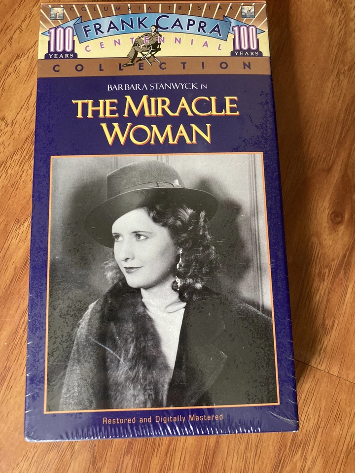 🌼The Miracle Woman VHS - Image 1 of 4