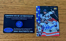 1995 Signature Rookies #11 Mike Eruzione AUTOGRAPHED USA 1980 GOLD MEDAL