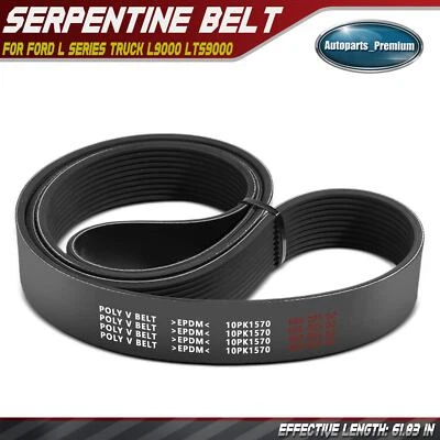 61.83 inch Fan Serpentine Belt for Ford L Series Truck L9000 LTS9000 1990-1997 - Image 1 of 4