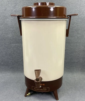 Vintage Nesco Empire 42 Cup Automatic Coffee Maker Aluminum Electric Percolator - Image 1 of 4
