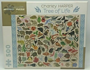 Rompecabezas Charley Harper Árbol de la Vida 500 Piezas 24" x 18" Arte Granada - Imagen 1 de 9