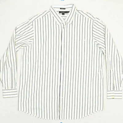 Sean John Men's Button Down Shirt Striped Cotton Multicolor Size 3XL Classic Fit - Image 1 of 4