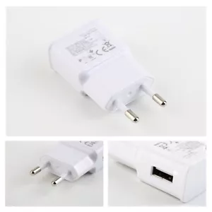ADAPTADOR MONO USB 2.0 A ENCHUFE CASA CARGA RAPIDA SMARTPHONE Y TABLET - BLANCO - Foto 1 di 1