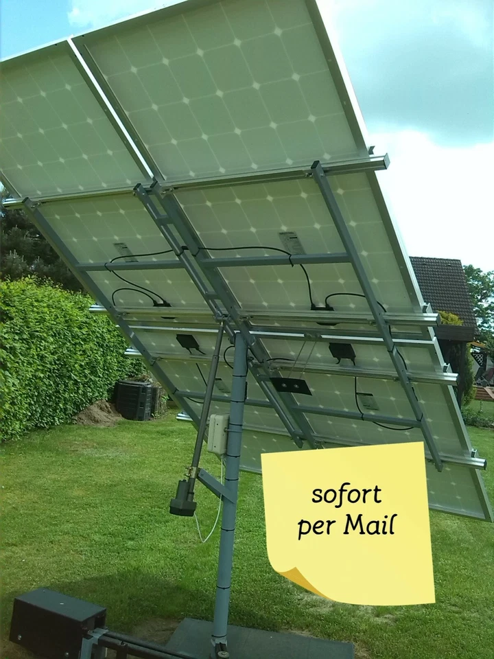 Sonnennachführung Bauanleitung! Nachführanlage Solarkraftwerk Solartracker Modul - Bild 1 von 4