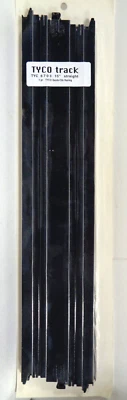 TYCO #6703 HO SCALE 15" STRIGHT TRACKS 1 PR TYCO QUICK-CLICK RACING TRACK - Image 1 of 3
