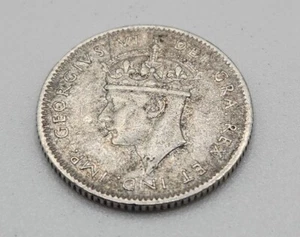 VERY RARE-(Mintage 175,833) 1945 C NEWFOUNDLAND Canada (.800) Silver Dime 10c - Picture 1 of 2