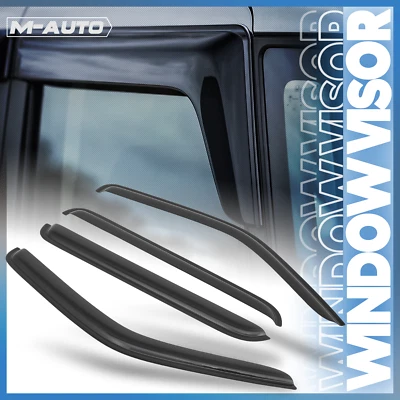 Viseira de janela protetor solar ventilação vento chuva defletor para 93-98 Volkswagen Jetta/Golf - Imagem 1 de 4