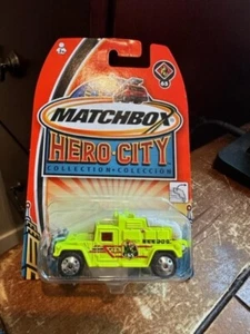 2003 Matchbox Hero City  To The Rescue Hummer H1 #65 - Picture 1 of 1