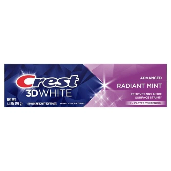 Crest 3D White Advanced Radiant Mint Toothpaste 3.3 oz - Image 1 of 1