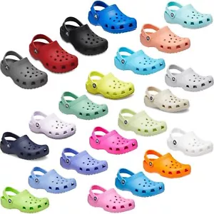 UK Size Crocs Classic Sandal Clogs Lightweight Beach Slipper Holiday Slip Shoes* - Picture 1 of 28