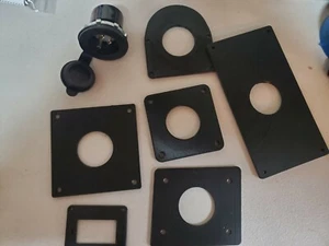 Custom Golf Cart charger Receptacle 110 volt plug plate - Bild 1 von 3