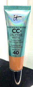 It Cosmetics, Oil Free Matte - High Coverage Matte CC Cream -RICH HONEY - NEW - Picture 1 of 2