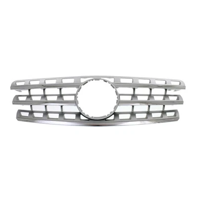 For Mercedes-Benz ML63 AMG 2008 2009 2010 2011 Grille | Plastic Brilliant Silver - Image 1 of 4