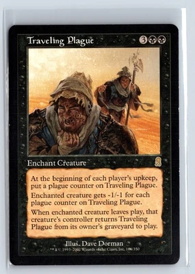 (2x) TRAVELING PLAGUE - Odyssey – MTG Magic the Gathering Card - Rare - Image 1 of 4