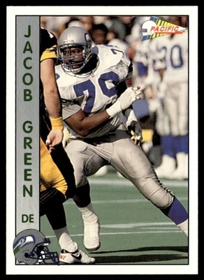1992 Pacific Jacob Green Seattle Seahawks #290 - Image 1 of 2