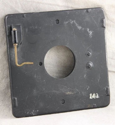 Placa de lente para Graflex Super Graphic, ¿súper velocidad? Foto 1 de 2