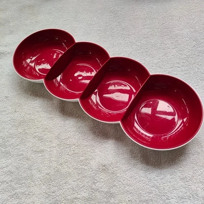 Tupperware  Alegra Perle - weiß / rot - Bild 1 von 2