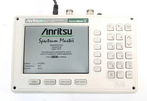 Anritsu MS2711D Color Portable RF Spectrum Analyzer 100kHz to 3GHz - Picture 1 of 5