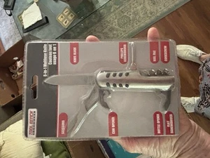 8in1 Pocket Knives 3.5 Inch w Hang Ring, 1 Knife/Pk - Picture 1 of 3
