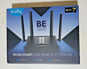 Cudy BE3600 WiFi 7 Dual Band Router WR3600 MU-MIMO, VPN, Cloud Control, Cudy App - Picture 1 of 11