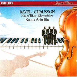 BEAUX ARTS TRIO CD WEST GERMANY Ravel / Chausson Piano Trios - Philips 411-141-2 - Picture 1 of 3
