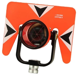 Juego de prismas todo metal COLOR ROJO con bolsa para artículo topográfico de estación total - Imagen 1 de 2