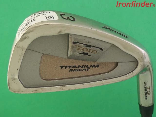 Mizuno T Zoid Titanium Insert T3 Oversize 3 Iron Graphite Regular