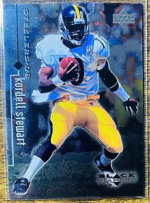 1998 UPPER DECK BLACK DIAMOND KORDELL STEWART PITTSBURGH STEELERS #67 NM-MT - Image 1 of 2