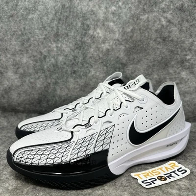 Nike Air Zoom GT Cut 3 TB Basketball Shoes Mens Sz 10 White Black HJ7022-101 - Image 1 of 4