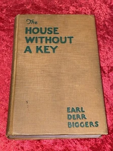 The House Without A Key Earl Derr Biggers Charlie Chan Hardcover Waikiki Hawaii - Picture 1 of 11