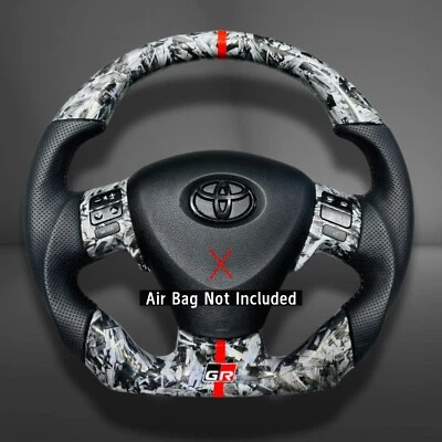 TOYOTA COROLLA,  9-12 , COMPLETE STEERING WHEEL WITH FORGED CARBON FIBER ;. - image 1 of 4
