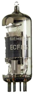 ECF83 Triode-Pentode. Eine Vakuum-Radioröhre von Siemens. ID19748 - Picture 1 of 3