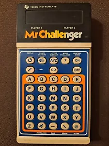 Juego electrónico de mano vintage Mr Challenger Texas Instruments 1978 - Imagen 1 de 10