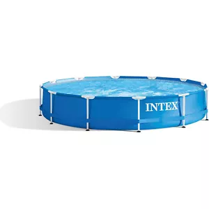 INTEX Metal Frame Pool 366x76cm Incl. Filter Pump 28212GN round Pool Stable - Bild 1 von 8