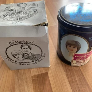 Charles And Diana Commerative Tin And Pewter Tankard Lovely Vintage Retro Items - Picture 1 of 6