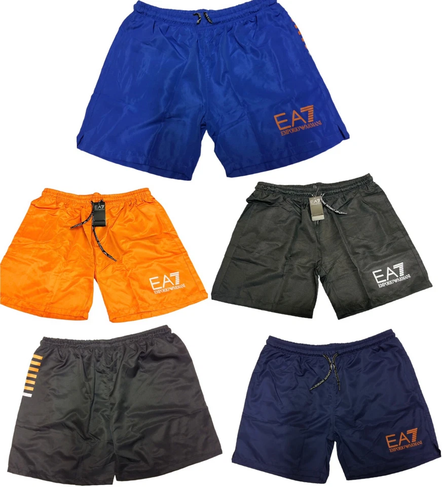 EMPORIO ARMANI EA7 BRAND NEW INNER LINNEN NET  SUMMER SWIM SHORTS - Image 1 of 1