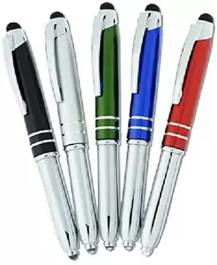 Stylus Pens for Touchscreen Devices, Tablets, iPads, iPhones, Multi-Function Cap - Picture 1 of 9