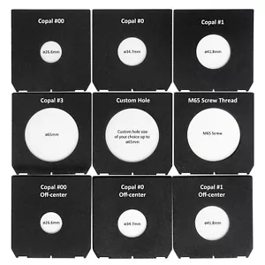 Linhof Fit Copal Compur #00 #0 #1 #2 #3 + Off-center + Custom + M65 Lens Boards - Picture 1 of 62