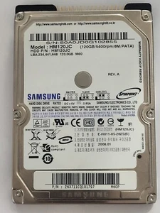 HM120JC, PN: HM120JC, FW: YL100-19, JAN 2008, Samsung 120Gb 2.5" SATA HDD - Imagen 1 de 2