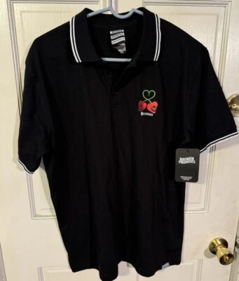 Polo Pullover Manga Corta Broken Promises Mujer Talla Pequeña Negro Nuevo/ Foto 1 de 2