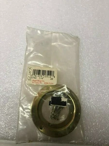 HAGER HINGE #6793 1/4" BRASS POLE SOCKETS 2/PK - Picture 1 of 2