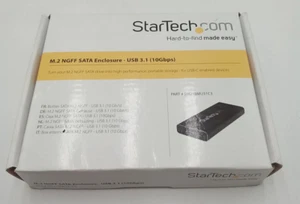 StarTech.com SM21BMU31C M.2 NGFF SATA SSD Enclosure USB 3.1 - Picture 1 of 8