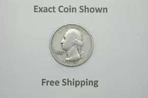 1935 S Washington Silver Quarter San Francisco Mint Mark Free Shipping - Picture 1 of 2