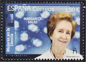 España Spain 5501 2021 Mujeres en la Ciencia Margarita Salas MNH - Imagen 1 de 1