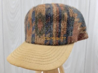 Винтажная шерстяная бейсболка Carhartt Aztec с узором одеяло сделано в США - Изображение 1 из 4